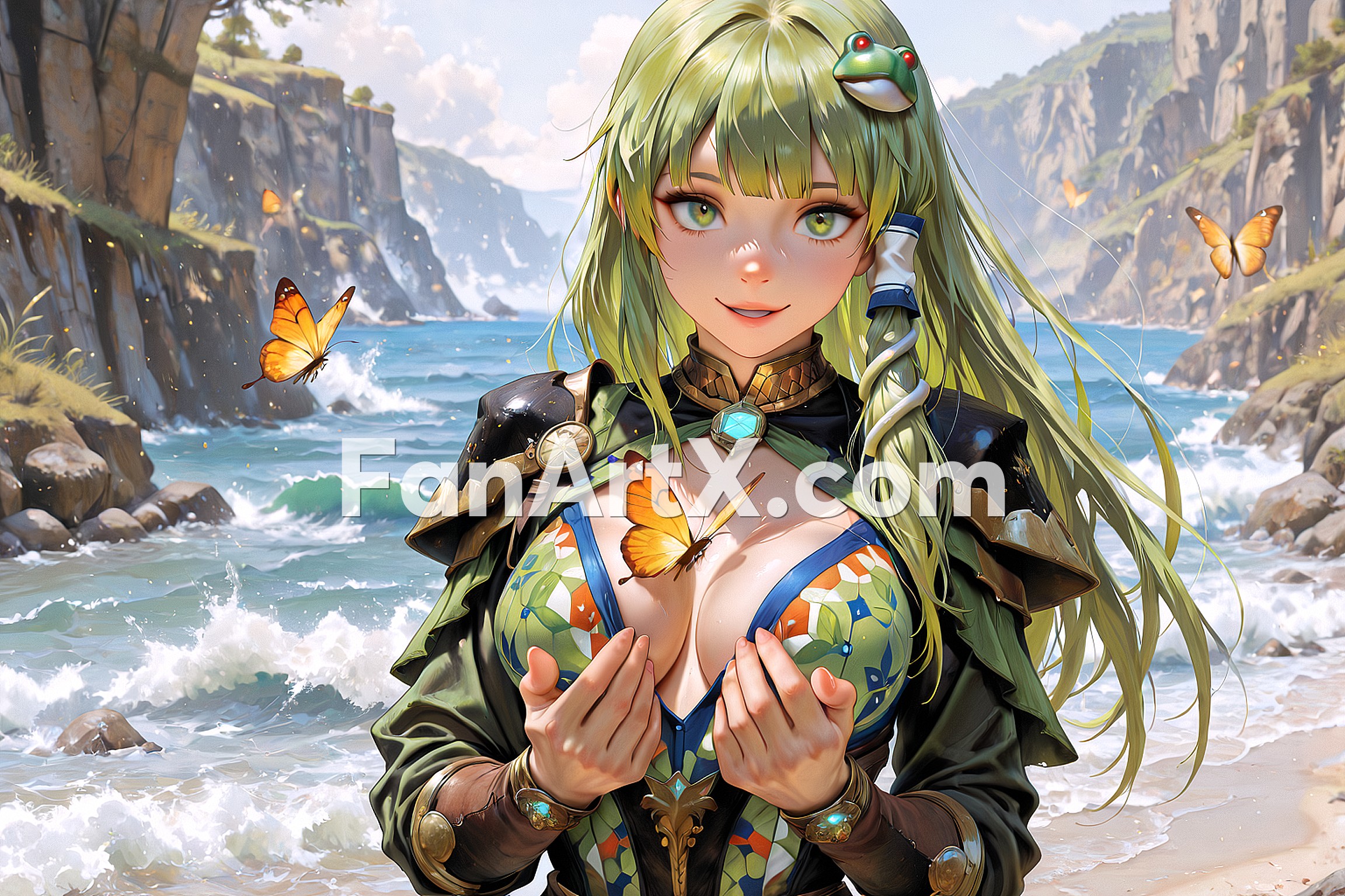 Kochiya Sanae Touhou project Fanart 2330018